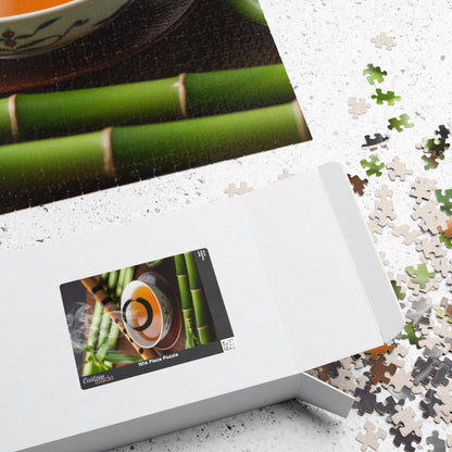 Tea-Themed Puzzle for Relaxation and Mindfulness, Perfect Gift for Tea Lovers, Family Fun, Game Night, Rainy Day Activity
