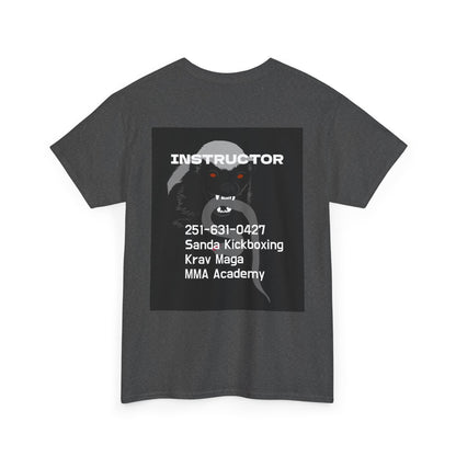Unisex Heavy Cotton Tee  instructor for Martial Arts, Kickboxing Training Shirt, Integrity Academy Gear, Athletic Apparel, MMA T-shirt, Fight Club [...]