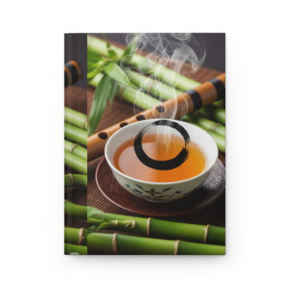 Serene Bamboo Hardcover Journal - Ideal for Meditation, Journaling, Nature Lovers, Gift for Writers, Zen Decor