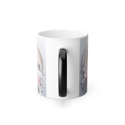 Color Morphing Buddha Mug, Zen Gift, Meditation Mug, Unique Coffee Mug, Color Change Mug, Mindfulness Gift