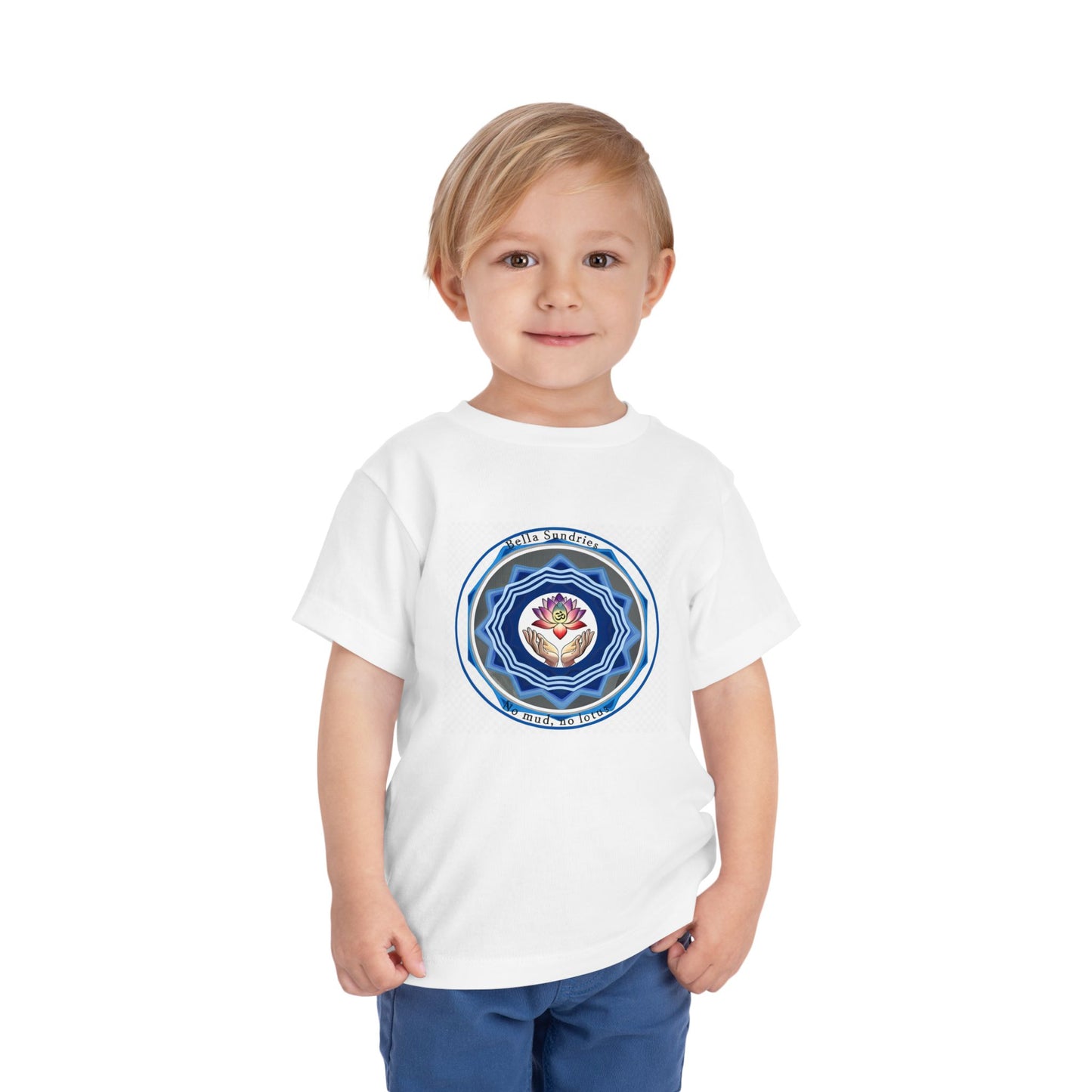 Lotus Flower Toddler Tee | Cute Short Sleeve Shirt, Kids Gift, Flower Graphic Tee, Baby Shower Gift, Summer Playtime Top