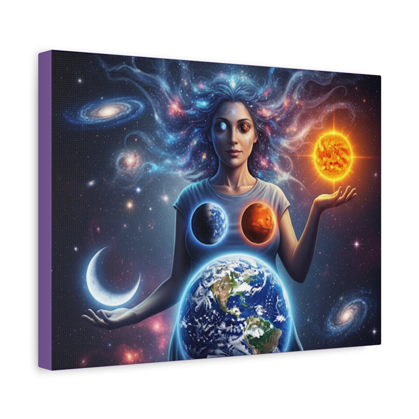Cosmic Canvas Print - Celestial Art for Space Lovers, Home Decor, Wall Art, Gift for Astronomers, Universe Wall Hanging