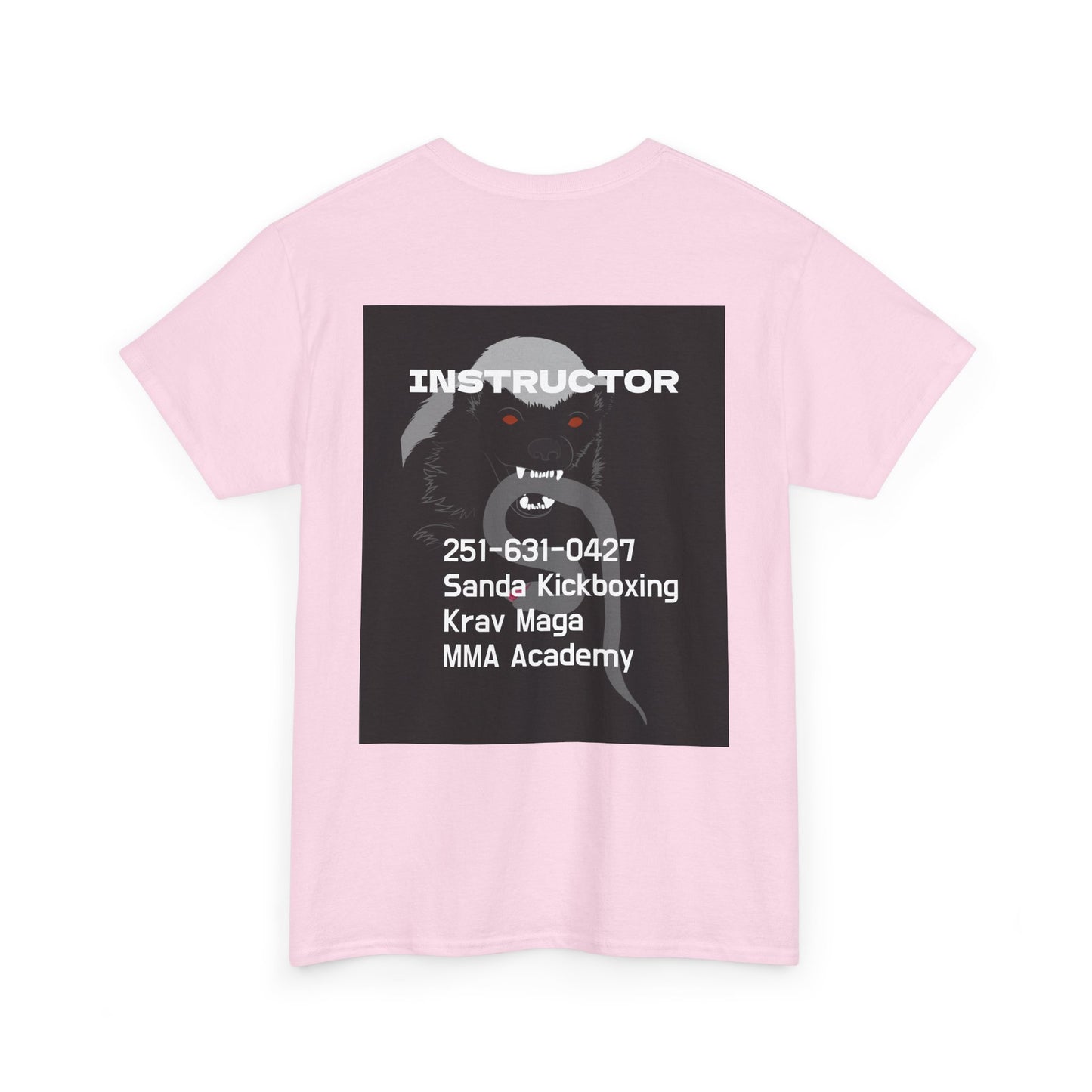 Unisex Heavy Cotton Tee  instructor for Martial Arts, Kickboxing Training Shirt, Integrity Academy Gear, Athletic Apparel, MMA T-shirt, Fight Club [...]