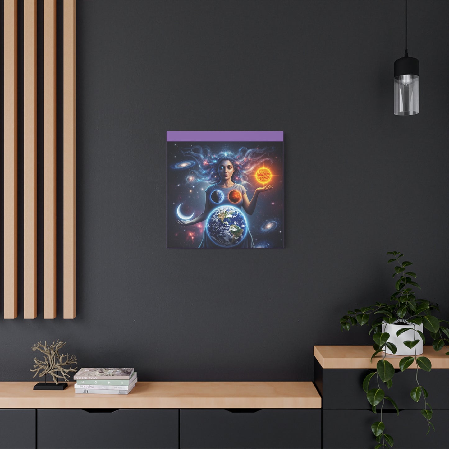 Cosmic Canvas Print - Celestial Art for Space Lovers, Home Decor, Wall Art, Gift for Astronomers, Universe Wall Hanging