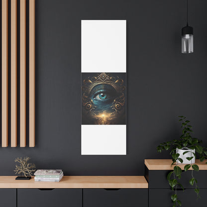 Mystical Eye Canvas Wall Art, Boho Decor, Home Wall Art, Unique Gift, Modern Artwork, Eye Design