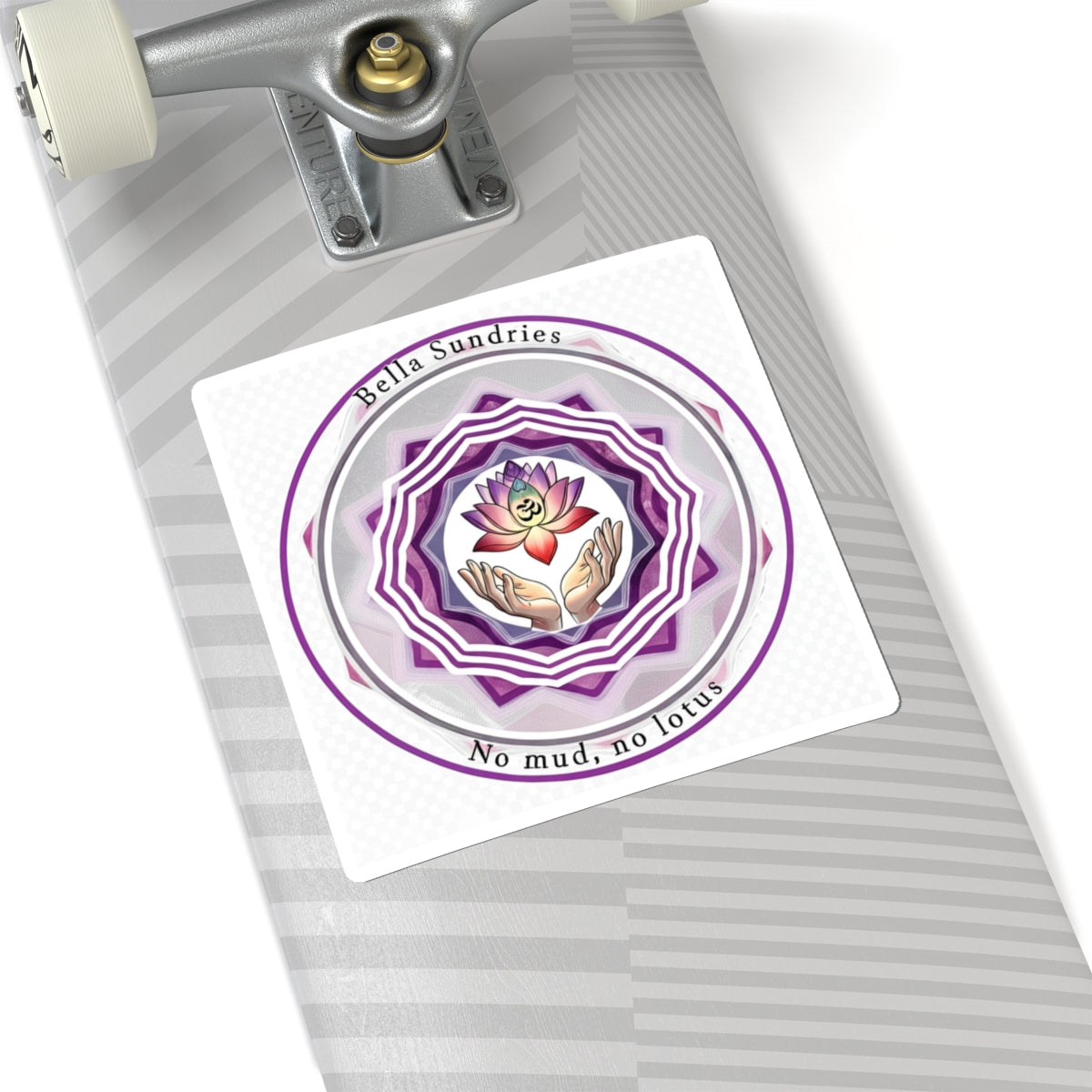 Boho Lotus Kiss-Cut Stickers | Floral Mandala Decals for Journals, Laptop, Water Bottles, Gifts, Home Decor