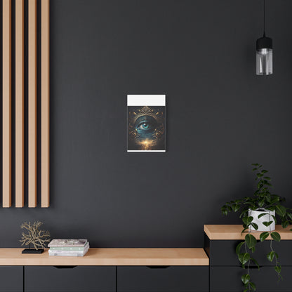 Mystical Eye Canvas Wall Art, Boho Decor, Home Wall Art, Unique Gift, Modern Artwork, Eye Design