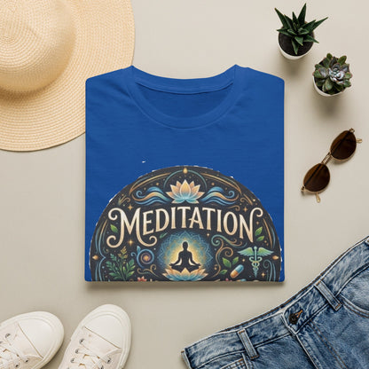 Meditation T-Shirt — "Meditation is the Best Medication" Mindfulness Tee