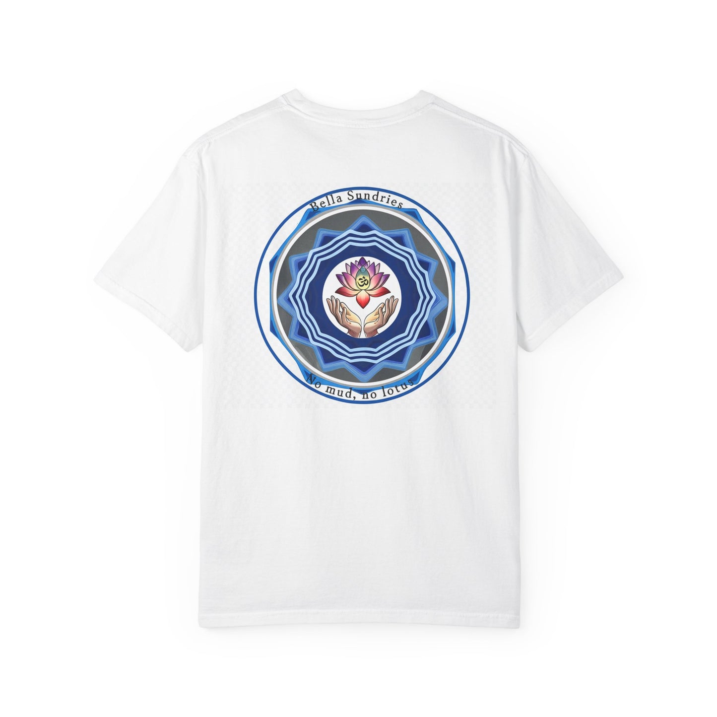 Spiritual Mandala T-Shirt, Unisex Garment-Dyed Tee for Meditation, Yoga, Mindfulness, Gift for Him/Her, Boho Chic Wear