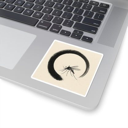 Elegant Mosquito Kiss-Cut Stickers | Artistic Insect Design, Perfect for Laptop, Journals, Eco-Friendly Decor, Gift Ideas