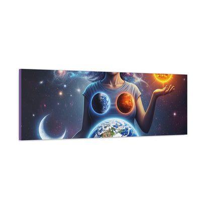 Cosmic Canvas Print - Celestial Art for Space Lovers, Home Decor, Wall Art, Gift for Astronomers, Universe Wall Hanging