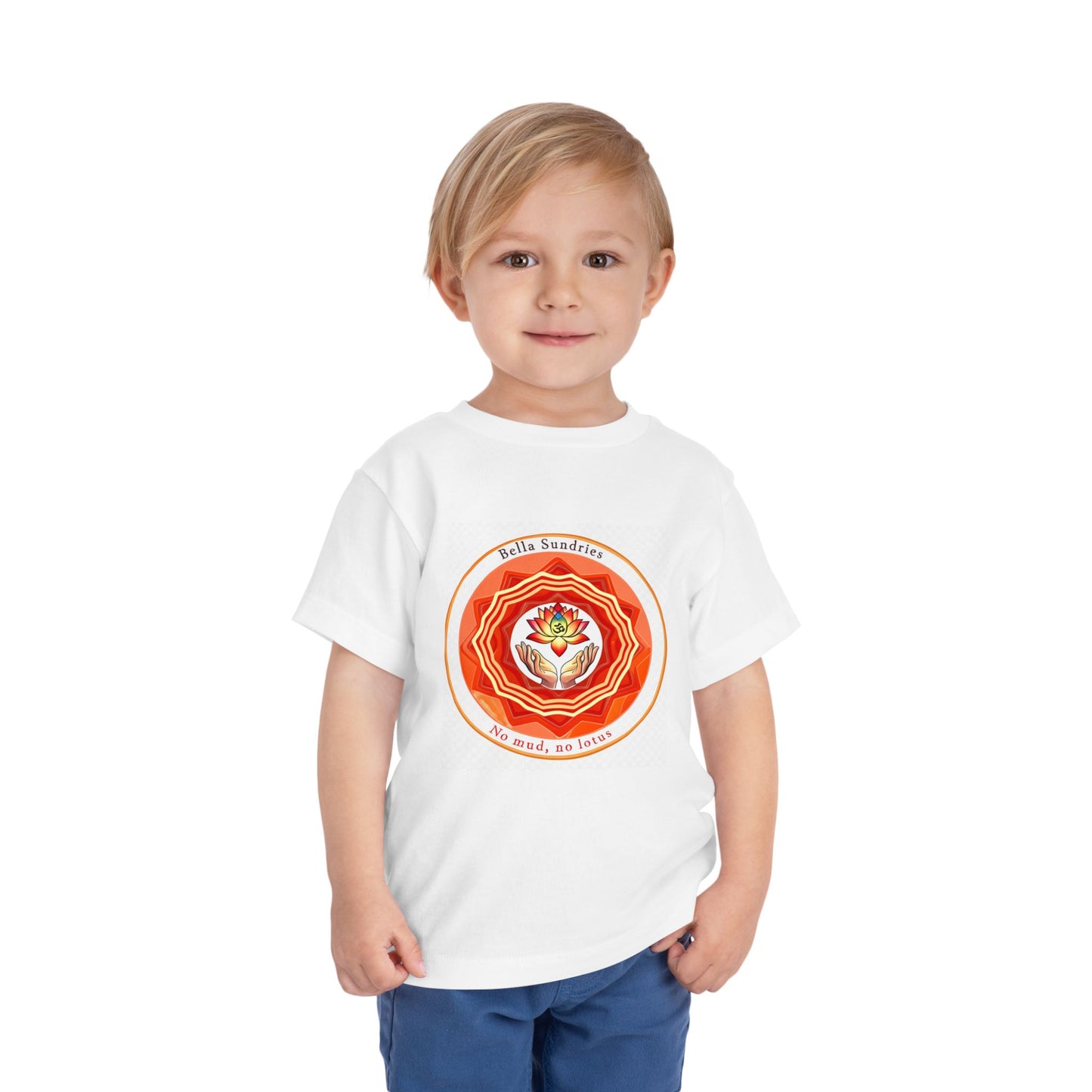 Lotus Flower Toddler Tee | Cute Short Sleeve Shirt, Kids Gift, Flower Graphic Tee, Baby Shower Gift, Summer Playtime Top