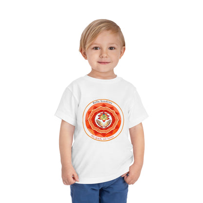 Lotus Flower Toddler Tee | Cute Short Sleeve Shirt, Kids Gift, Flower Graphic Tee, Baby Shower Gift, Summer Playtime Top