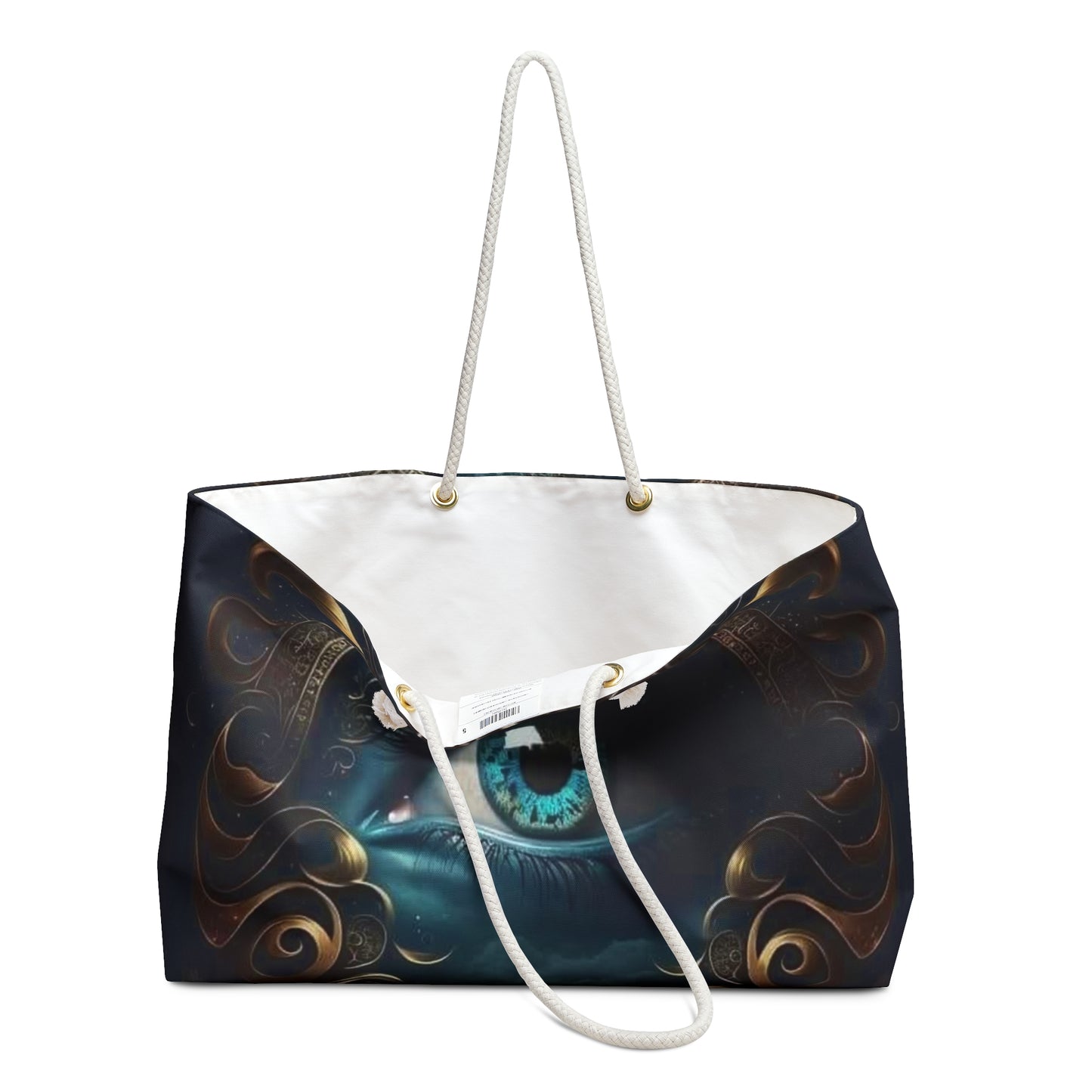Mystical Eye Art Weekender Bag, Travel Tote, Gym Bag, Overnight Bag, Bags for Adventurers, Boho Bag