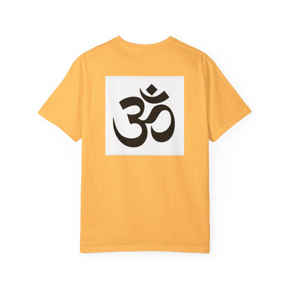 Spiritual Harmony Unisex T-shirt with Om Design, Casual Tee, Gift for Yogis, Meditation Wear, Relaxed Style