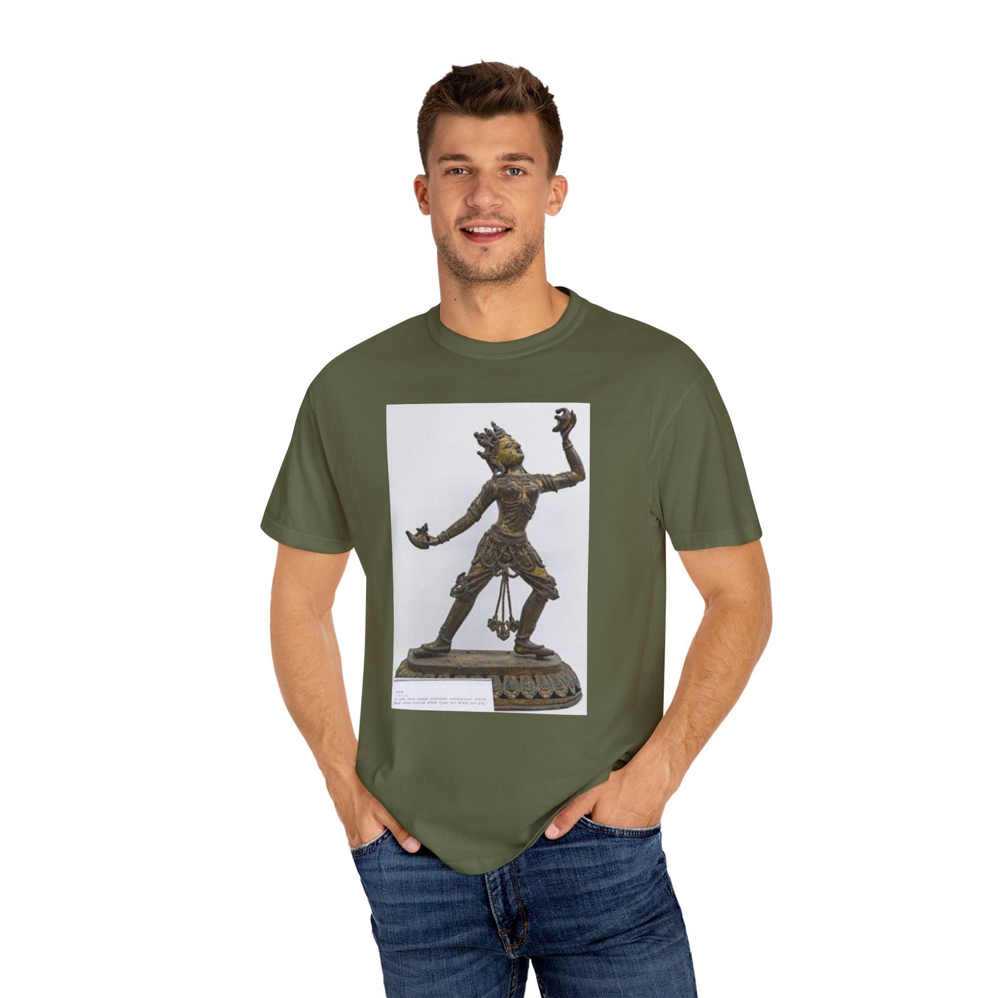 Spiritual Harmony Unisex T-shirt with Om Design, Casual Tee, Gift for Yogis, Meditation Wear, Relaxed Style